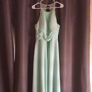 Green Azazie bridesmaid dress. Great condition.